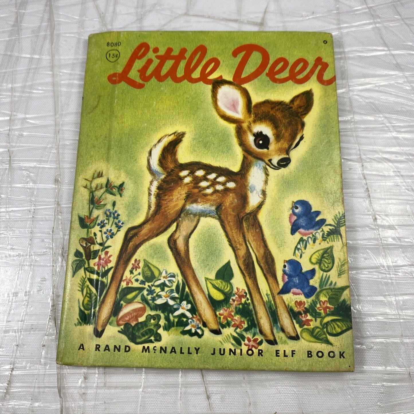 VINTAGE 1956 LITTLE DEER HARDCOVER 50s RARE NICE Illustrated Kids Book