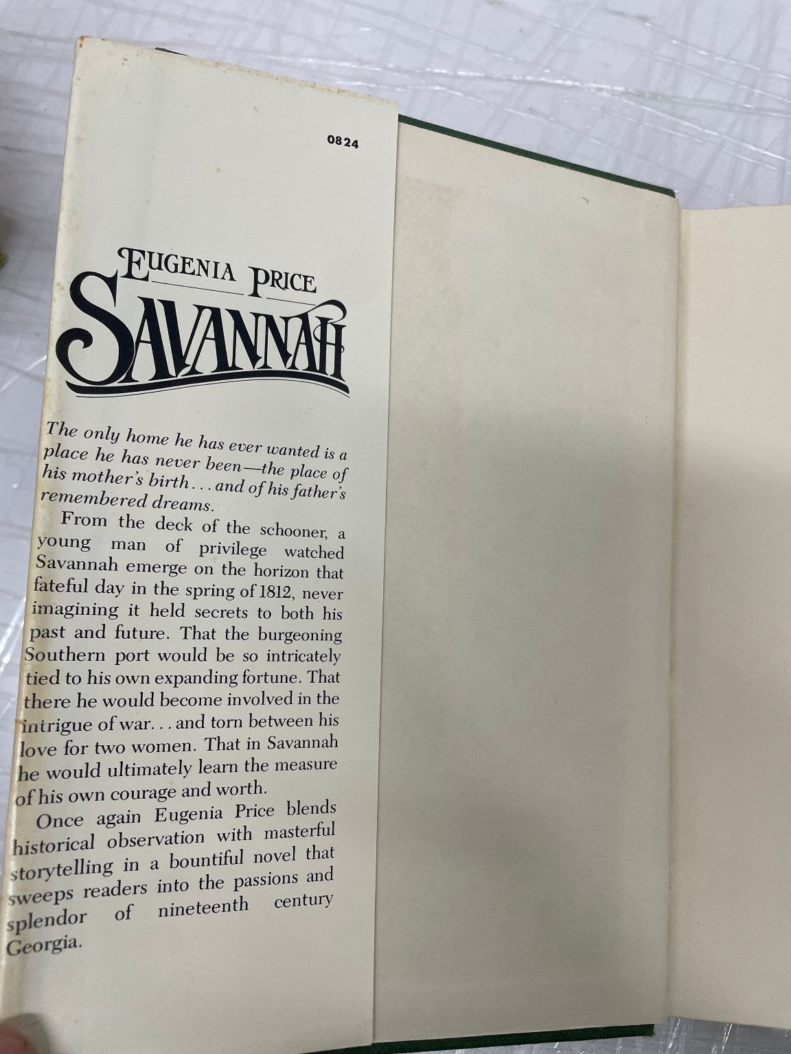 Savannah Eugenia Price 1983 Historical Novel Georgia Illustrated