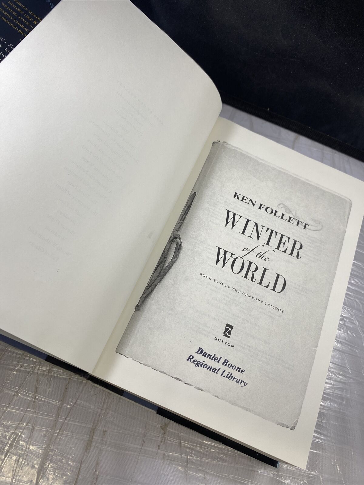 Winter of the World by Ken Follett 2012 HCDJ First Edition Historical Fiction