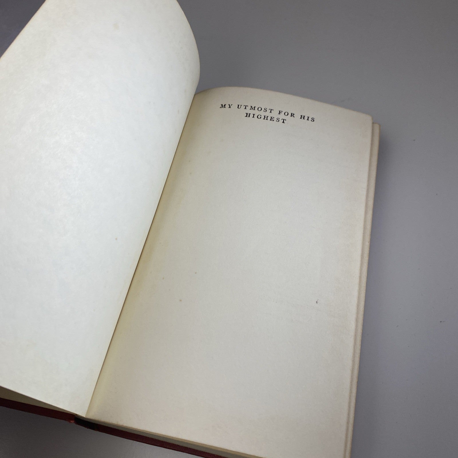 MY UTMOST FOR HIS HIGHEST Golden Book of Oswald Chambers HC 1935 36th Print