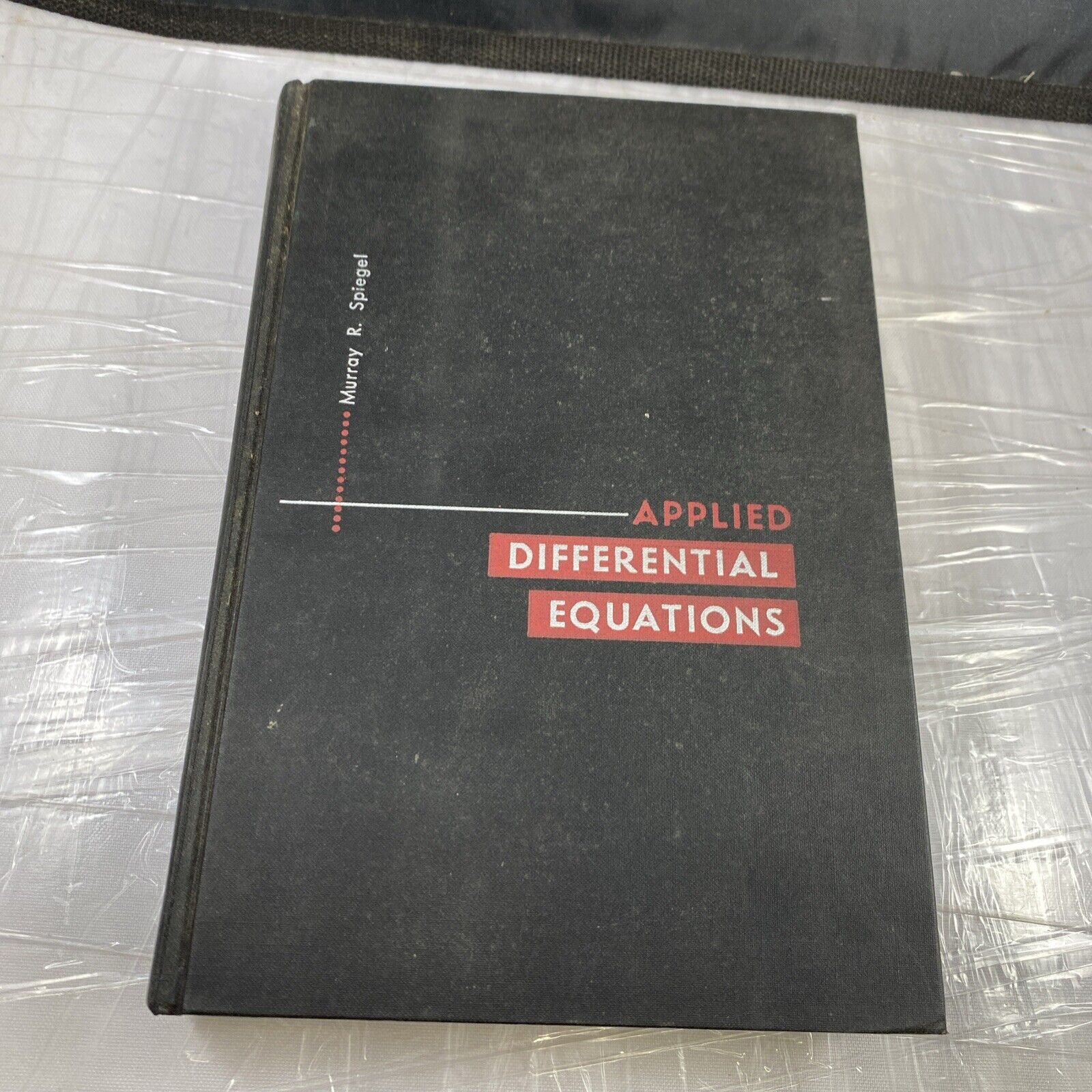 Applied Differential Equations by Murray R. Spiegel Vintage College Book 60s