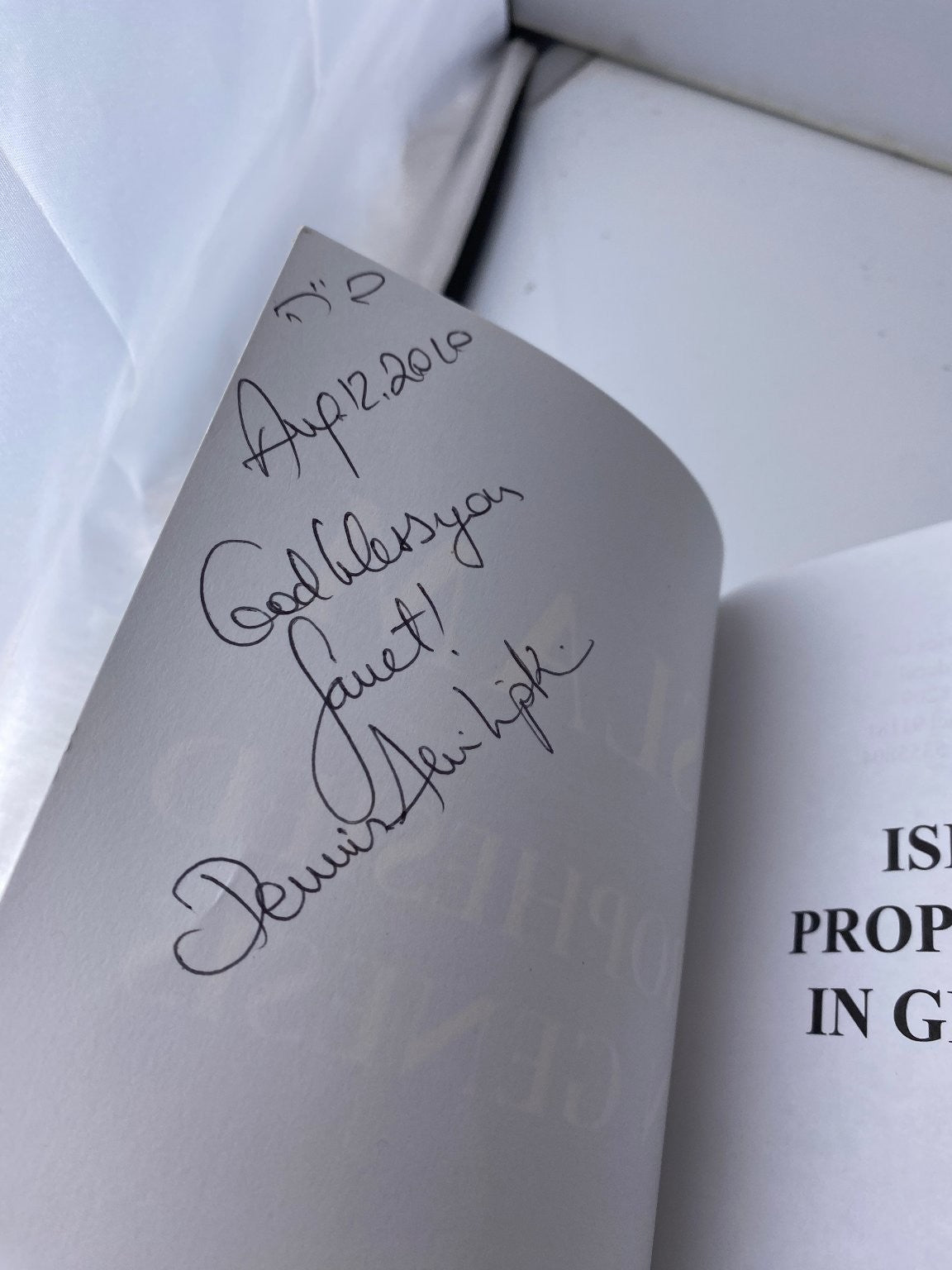 SIGNED Islam Prophesied in Genesis Dennis Avi Lipkin 2010 Signed Edition