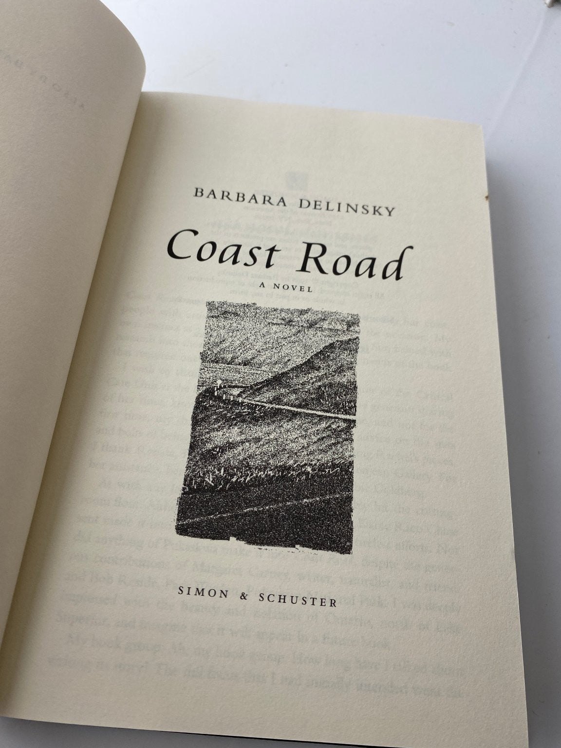 Coast Road Barbara Delinsky 1998 First Edition Novel Simon & Schuster