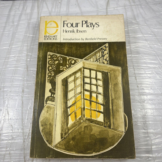 Four Plays by Henrik Ibsen 1970 Nelson Classics HCDJ Vintage PPB Literature