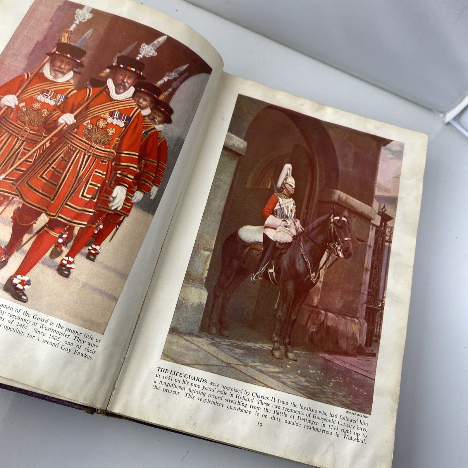 Lands And Peoples Vol 1 British Isle And West Europe Grolier Vintage 1963 Rough