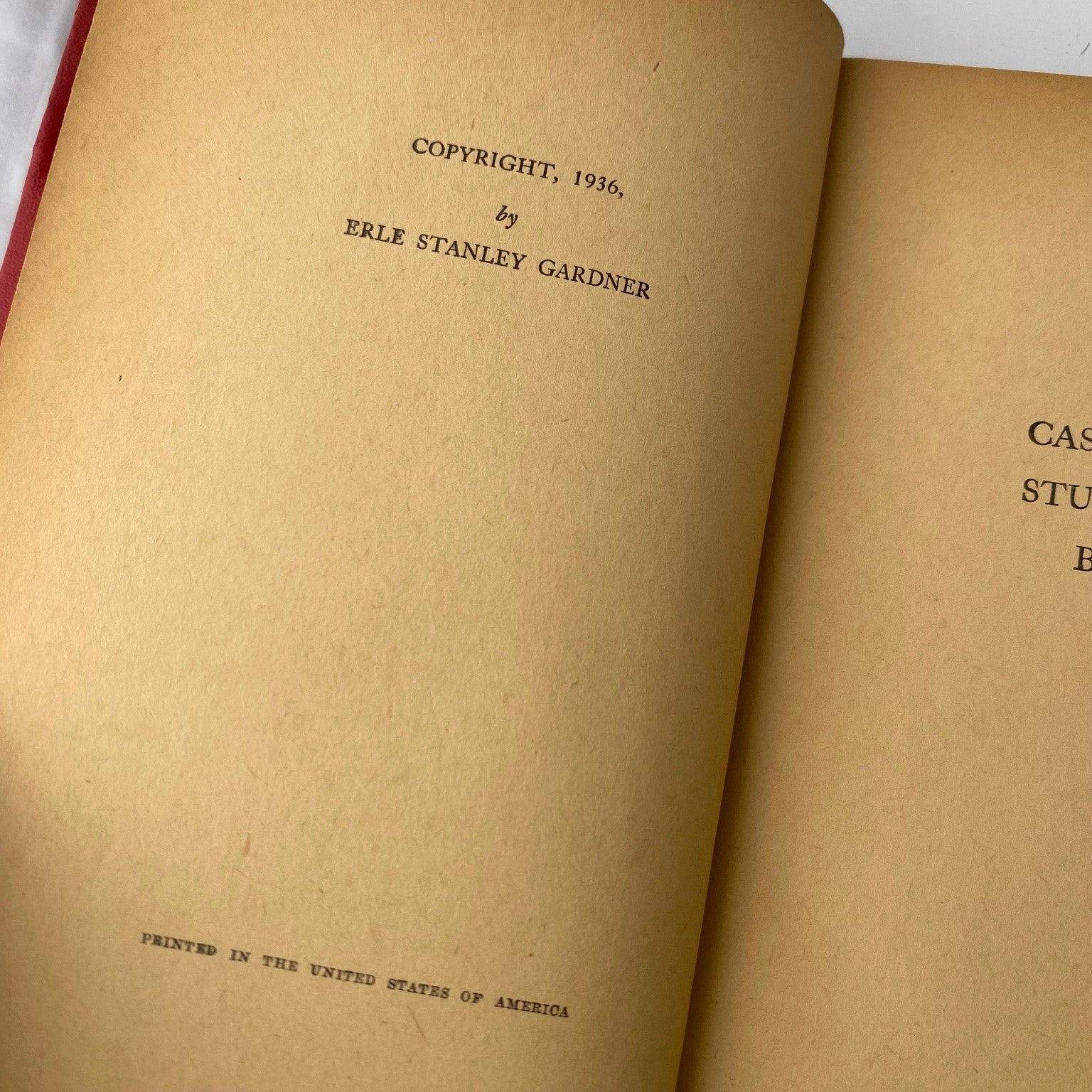 The Case of the Stuttering Bishop Erle Stanley Gardner 1936 Grosset Dunlap