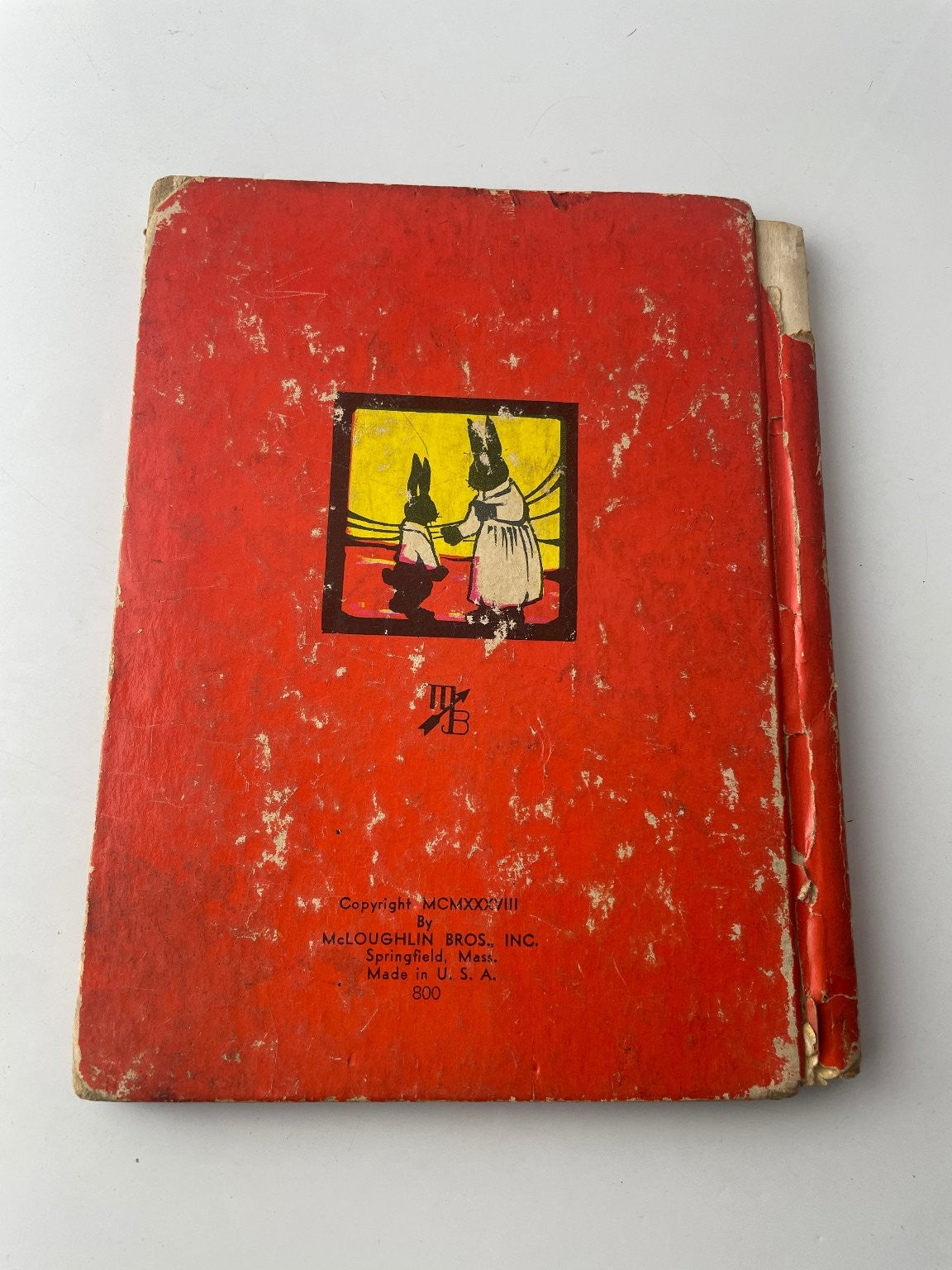 The Story of Peter Rabbit McLoughlin Bros 1938 Vintage Children's Book