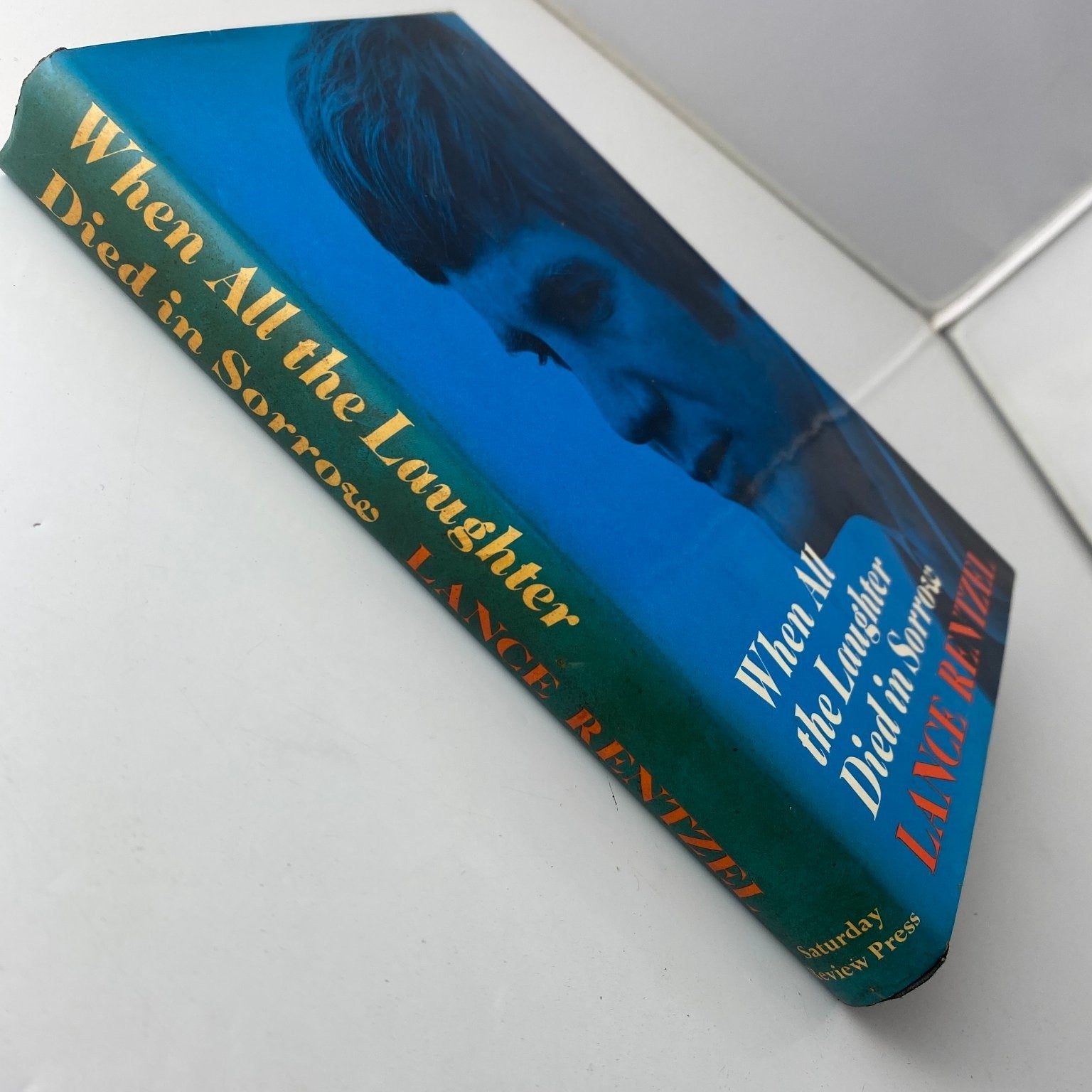 Football book When All the Laughter Died in Sorrow Lance Rentzel 1972 Hardcover