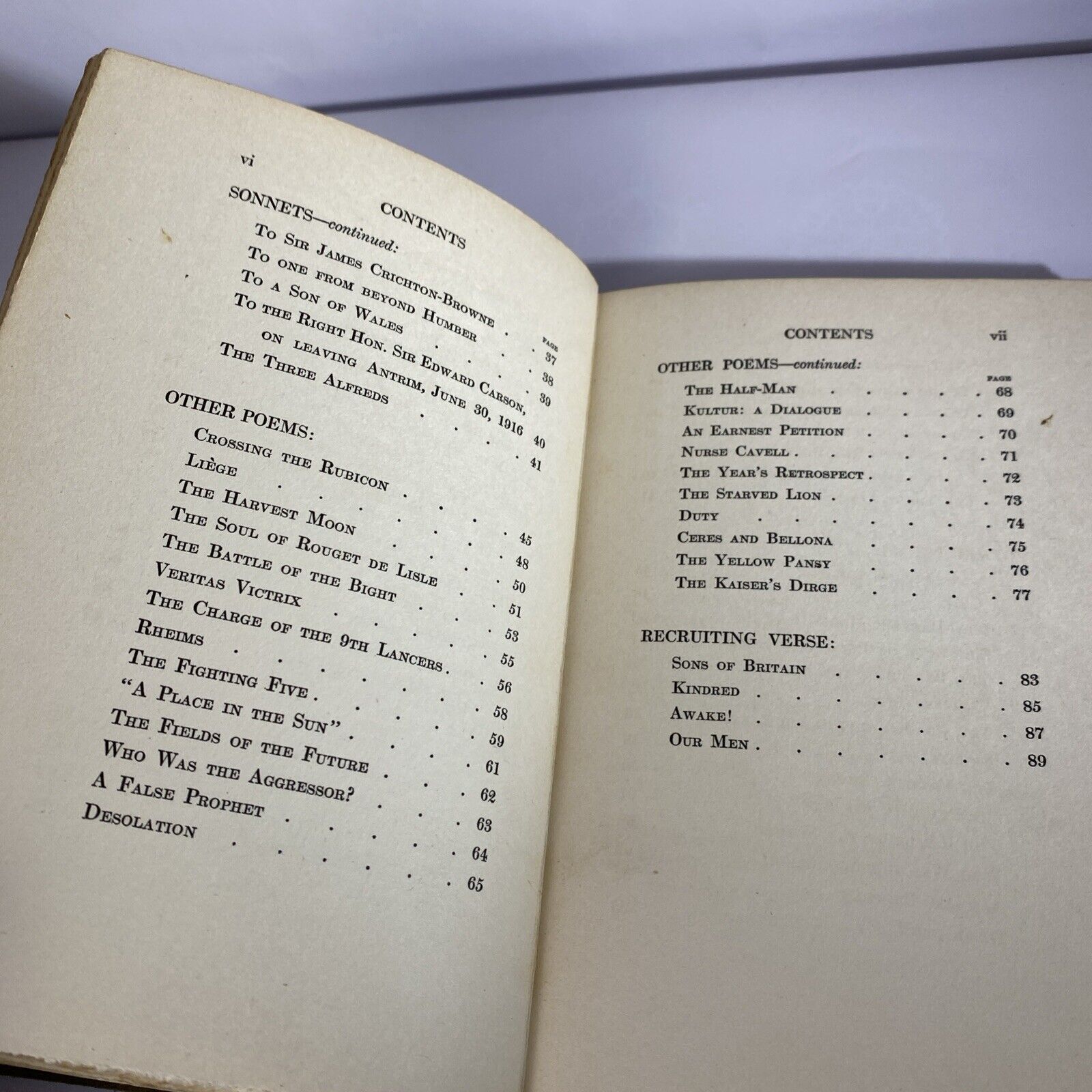 The Man Who Saw & Other Poems by William Watson - Antique Poetry Book 1900s