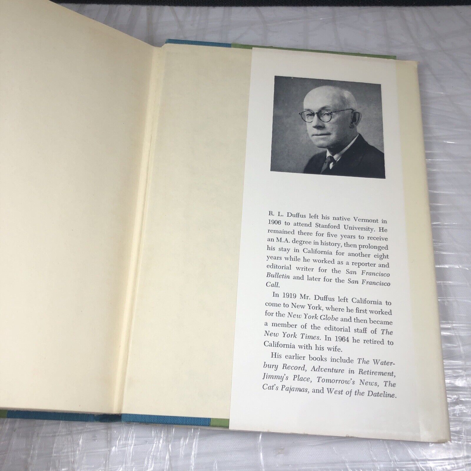 The polar route to time gone by by R. L. Duffus Hardcover Good Vintage Travel