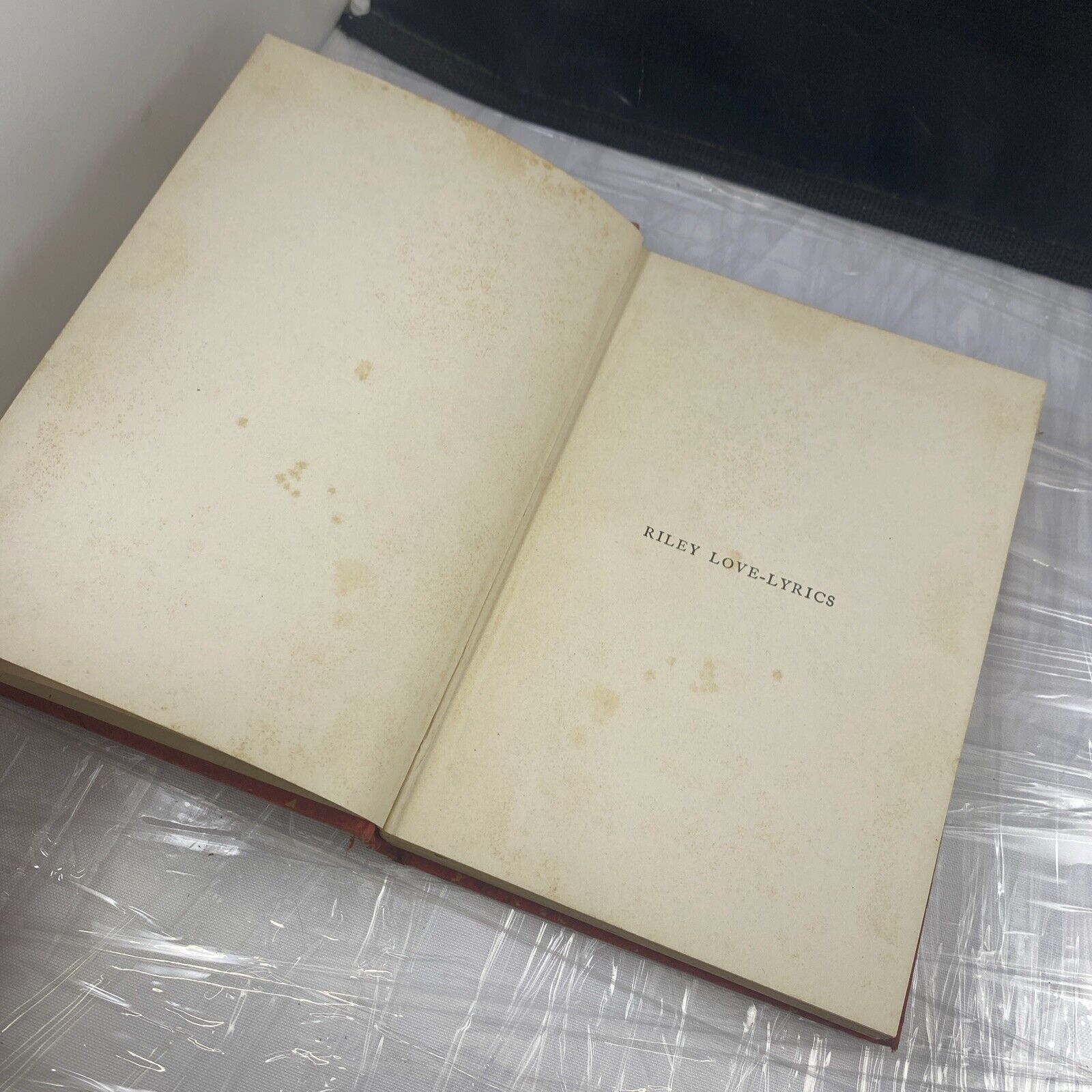 Love Lyrics James Whitcomb Riley 1905 Antique worn Poetry Book With Pictures