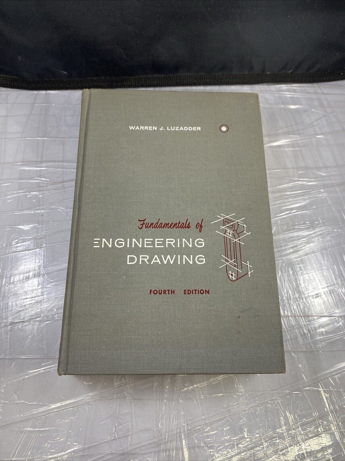 Fundamentals Of Engineering Drawing Warren Luzadder 4th 1950s Textbook Gray Rare