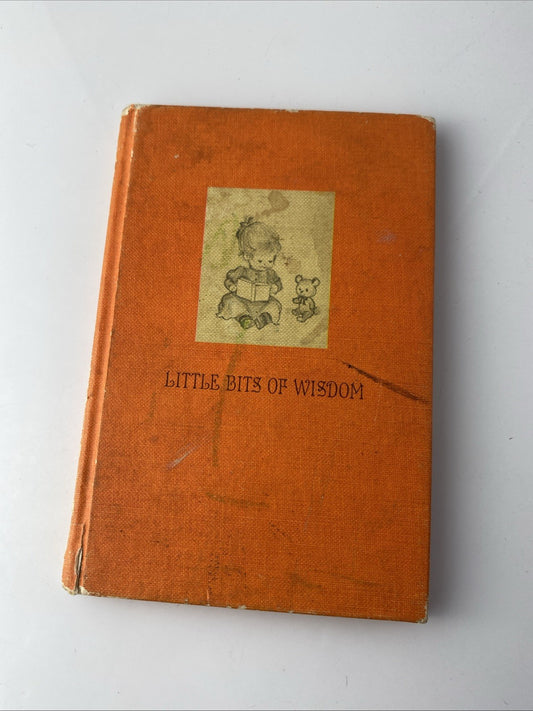 Vintage Poetry Book Little Bits of Wisdom Dean Walley  Christenson Hallmark 1967