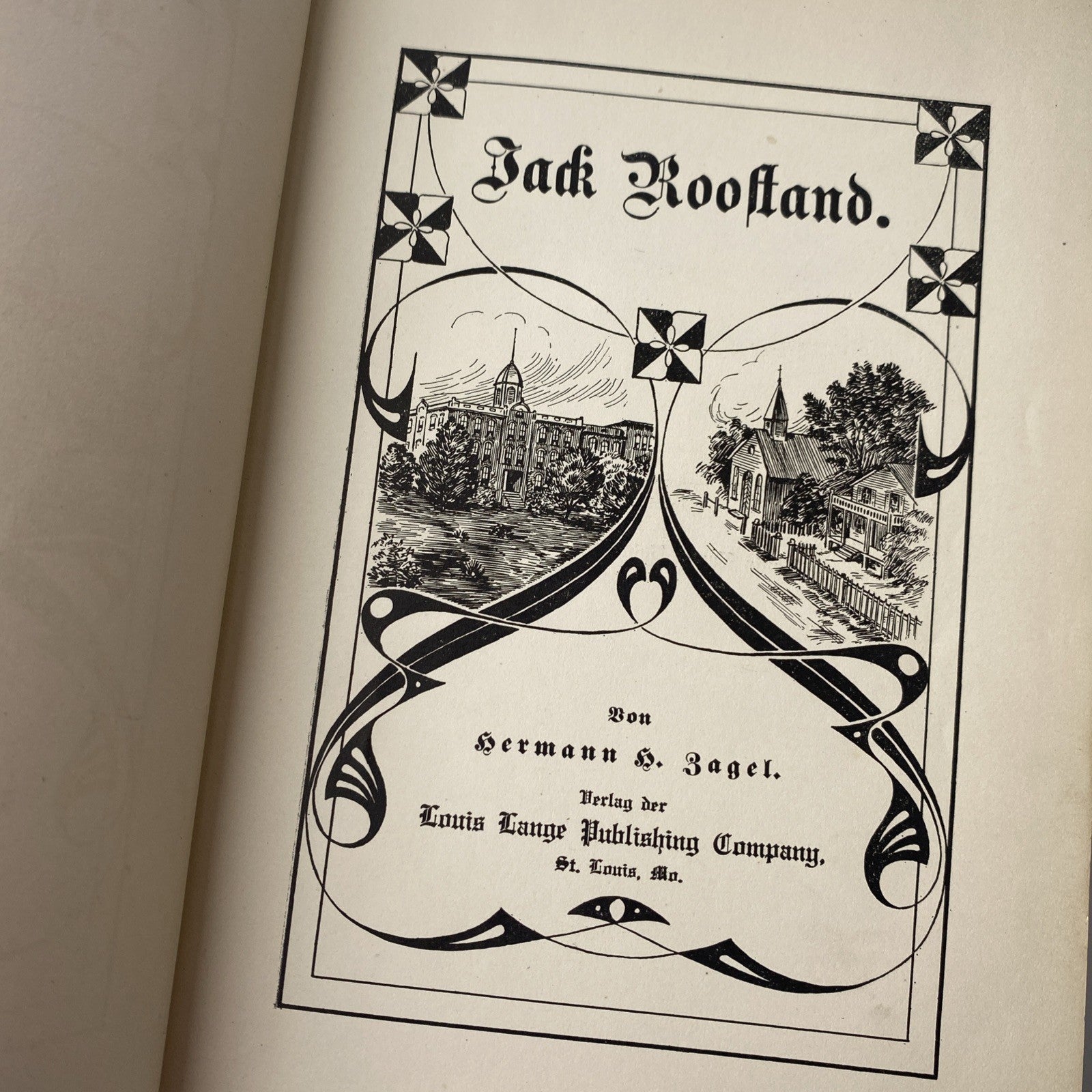 Jack Roostand 1909 Hermann Zagel Rare St Louis Published German Louis Lange
