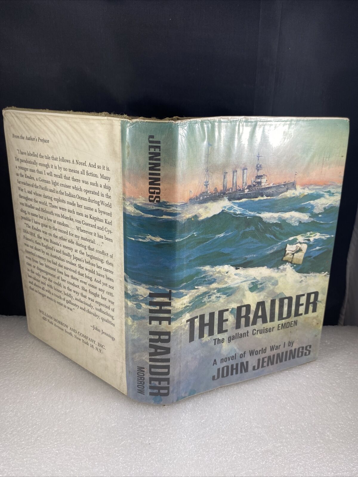 John JENNINGS / The Raider The Gallant Cruiser Emden 1st Edition 1963 Ex Libris