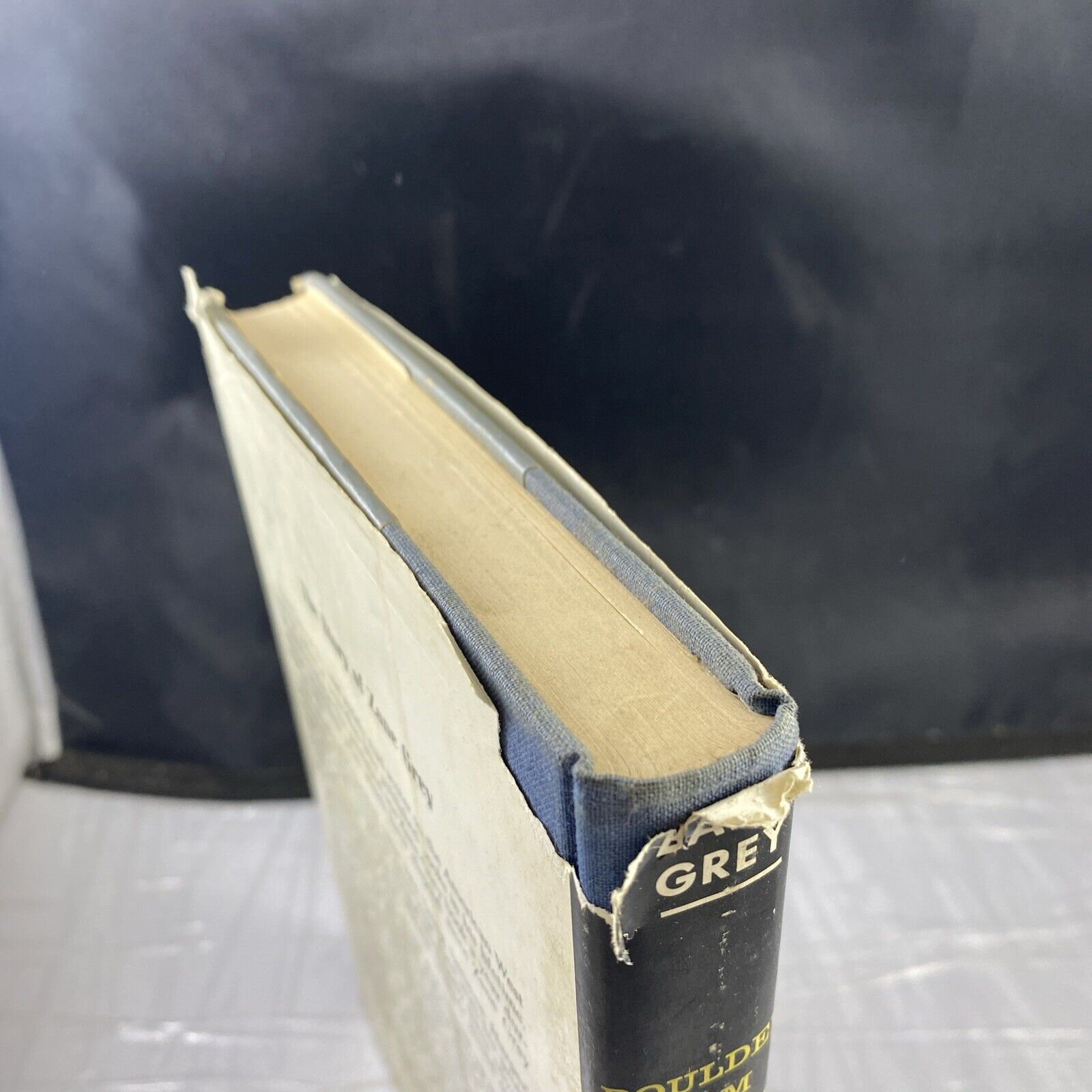 Zane Grey: Boulder Dam 1963 1st Edition Western Americana Novel Vintage DJ