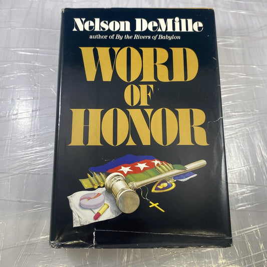 Word of Honor by Nelson DeMille  1985 Vintage Hardcover Book 2nd Print Good