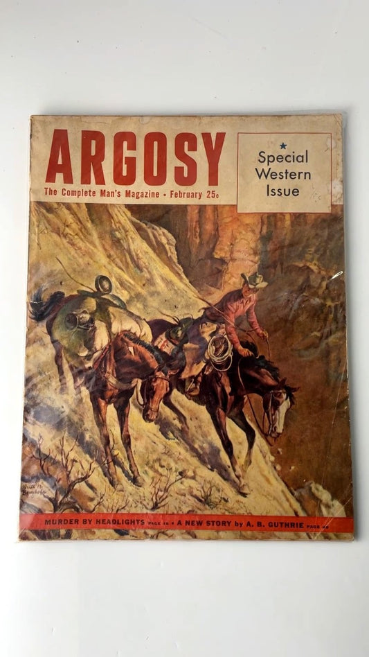 Argosy Special Western Issue February 1953 Illustrated Magazine