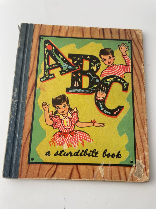 ABC Virginia Paul Kircher 1947 Reprint Sturdibilt Children's Book