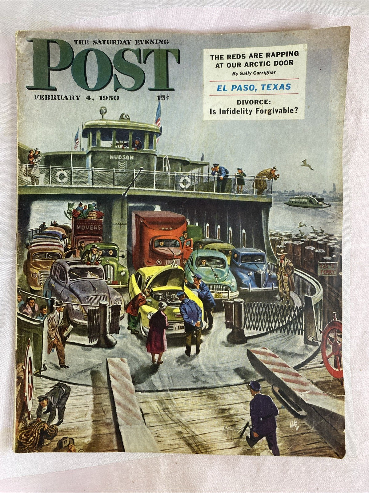 1950 FEBRUARY 4 THE SATURDAY EVENING POST MAGAZINE - ILLUSTRATED COVER - SP 5570