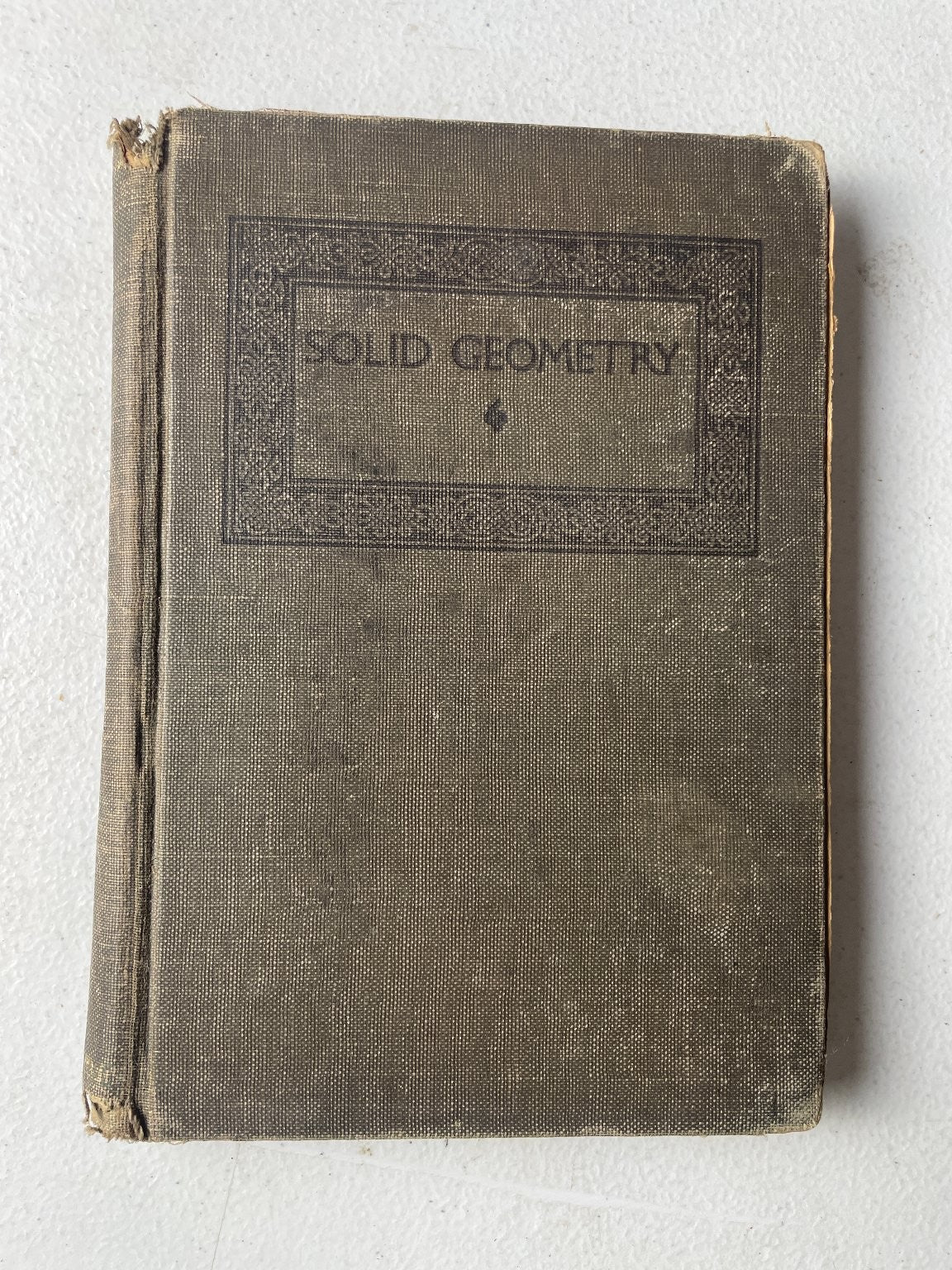 Solid Geometry Wentworth Smith 1903 Mathematics Textbook Ginn Company