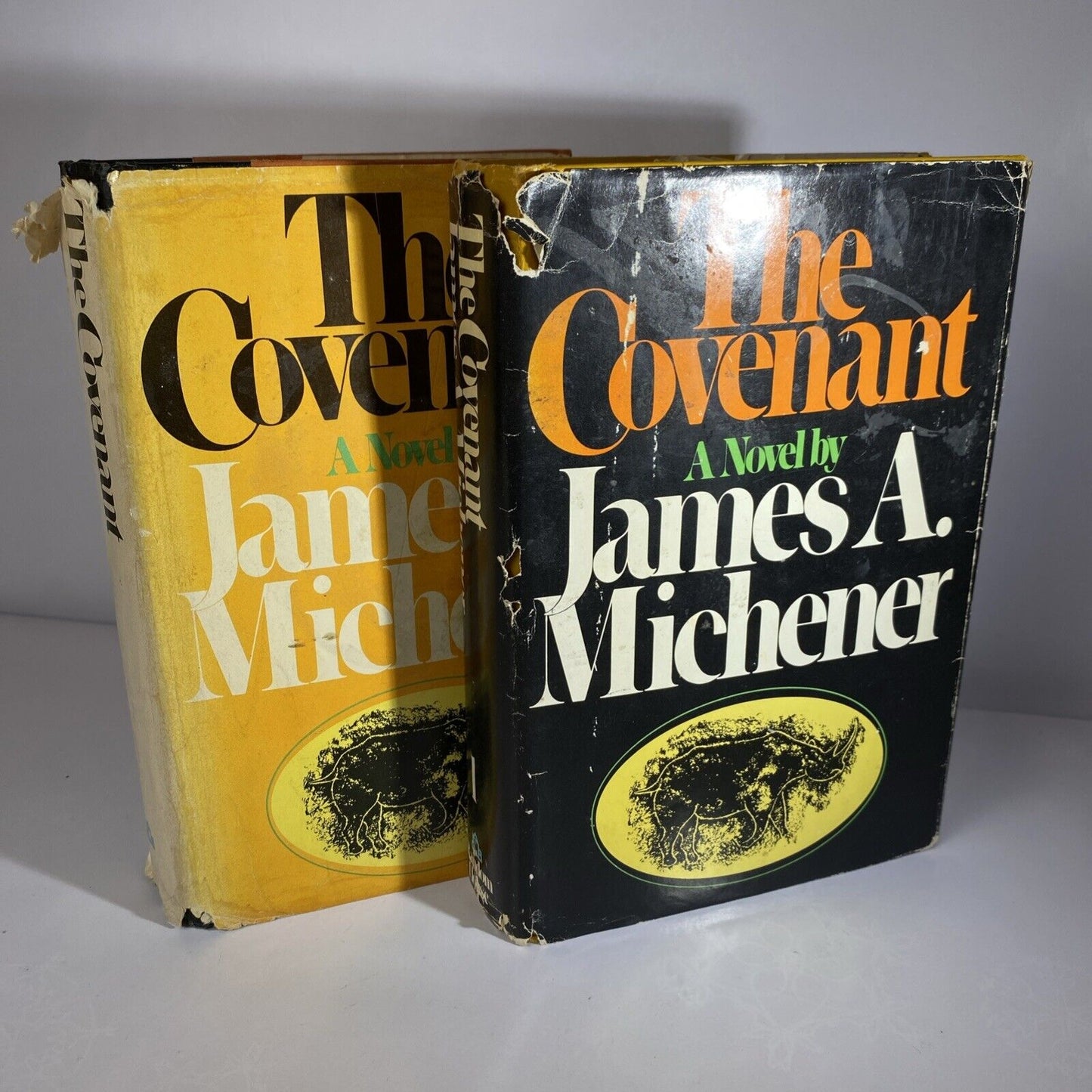 The Covenant by James Michener - Volume 1 & 2 - Vintage Novels (1980) HC