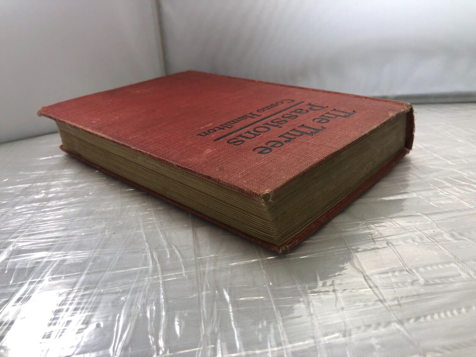 Rare antique book The THREE PASSIONS by Cosmo Hamilton, 1928 1st Edition