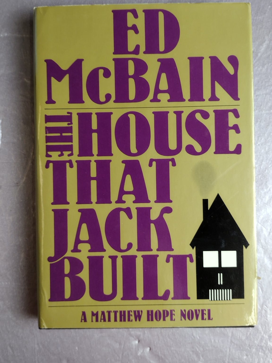 The House That Jack Built Ed McBain 1988 Matthew Hope Mystery Henry Holt
