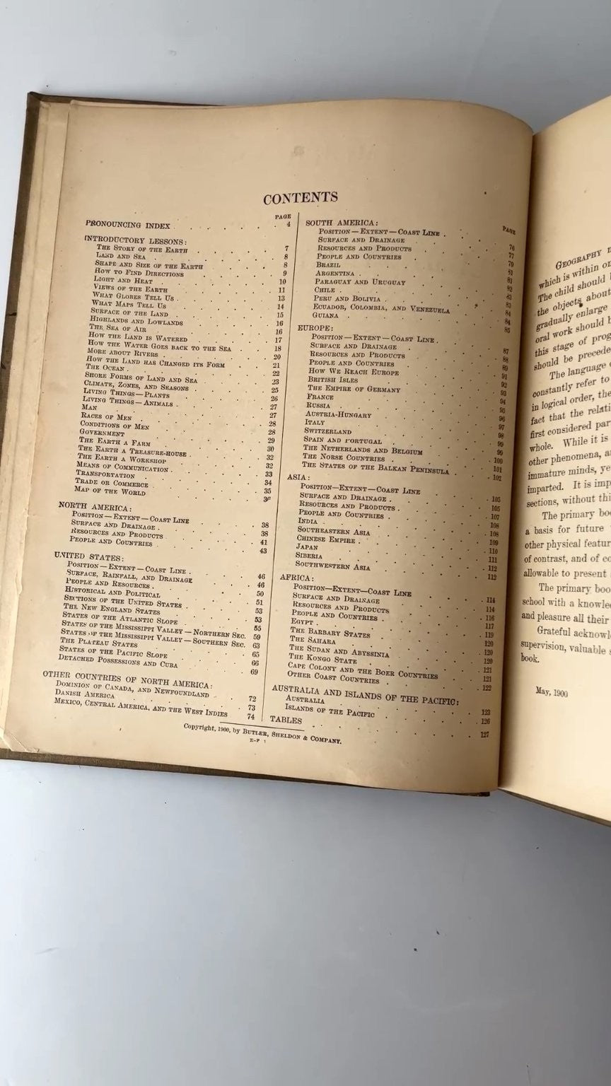 Morton's Elementary Geography by Eliza H. Morton 1900 Illustrated