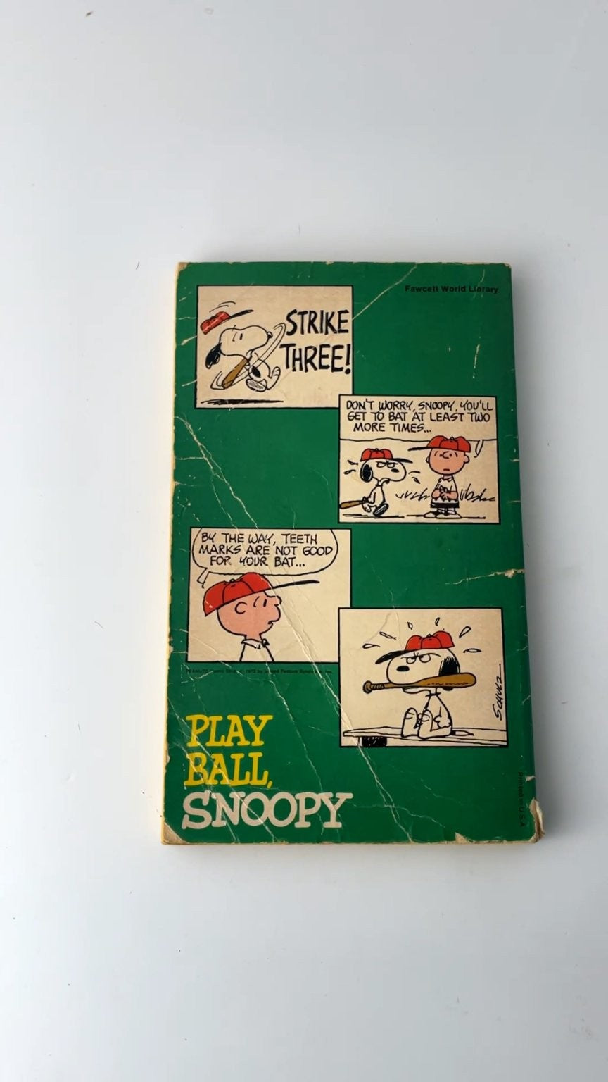 Play Ball Snoopy Charles M. Schulz 1st Edition 1973 Illustrated