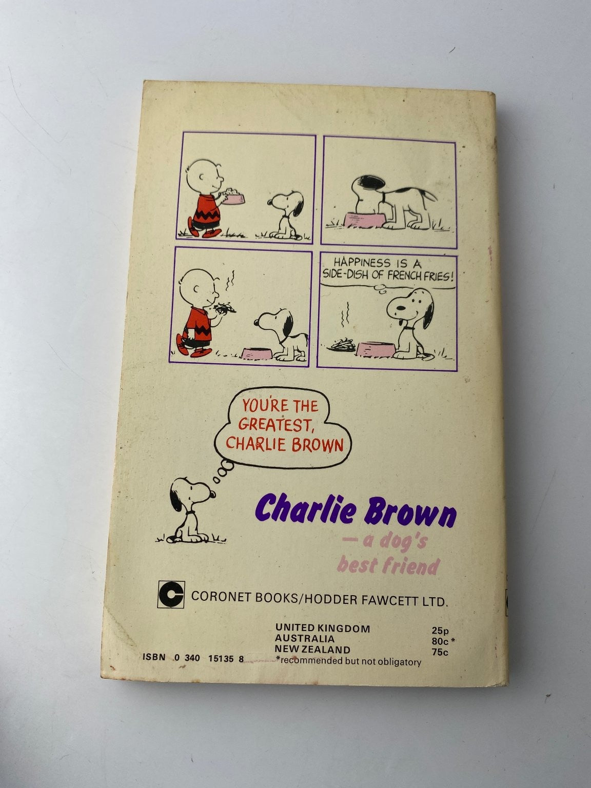 You're the Greatest, Charlie Brown by Charles M. Schulz 1971 Illustrated