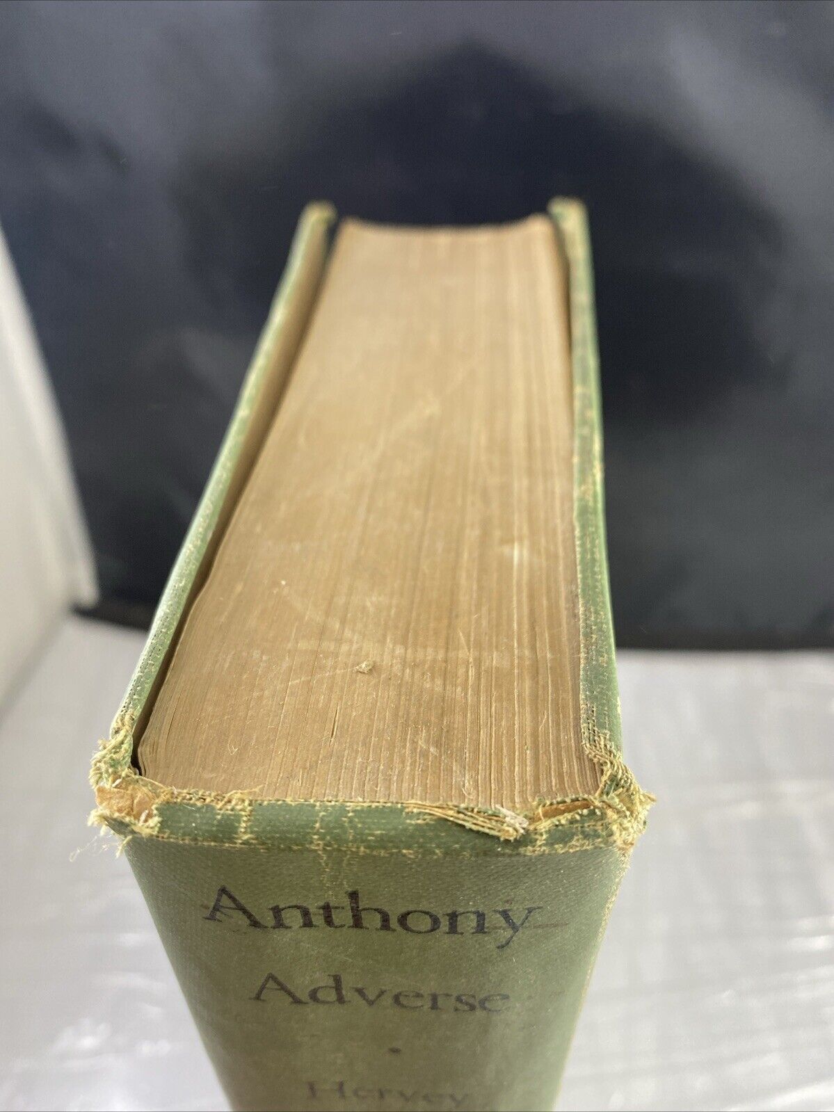 Anthony Adverse Hervey Allen Hardcover 1933 Rare Green Cover Antique Vintage Nov