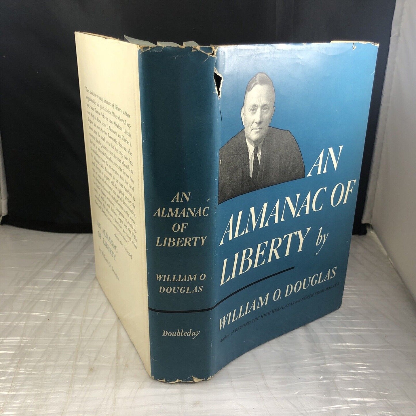 An Almanac of Liberty William O Douglas - 1954 First Edition Hardcover - HC/DJ