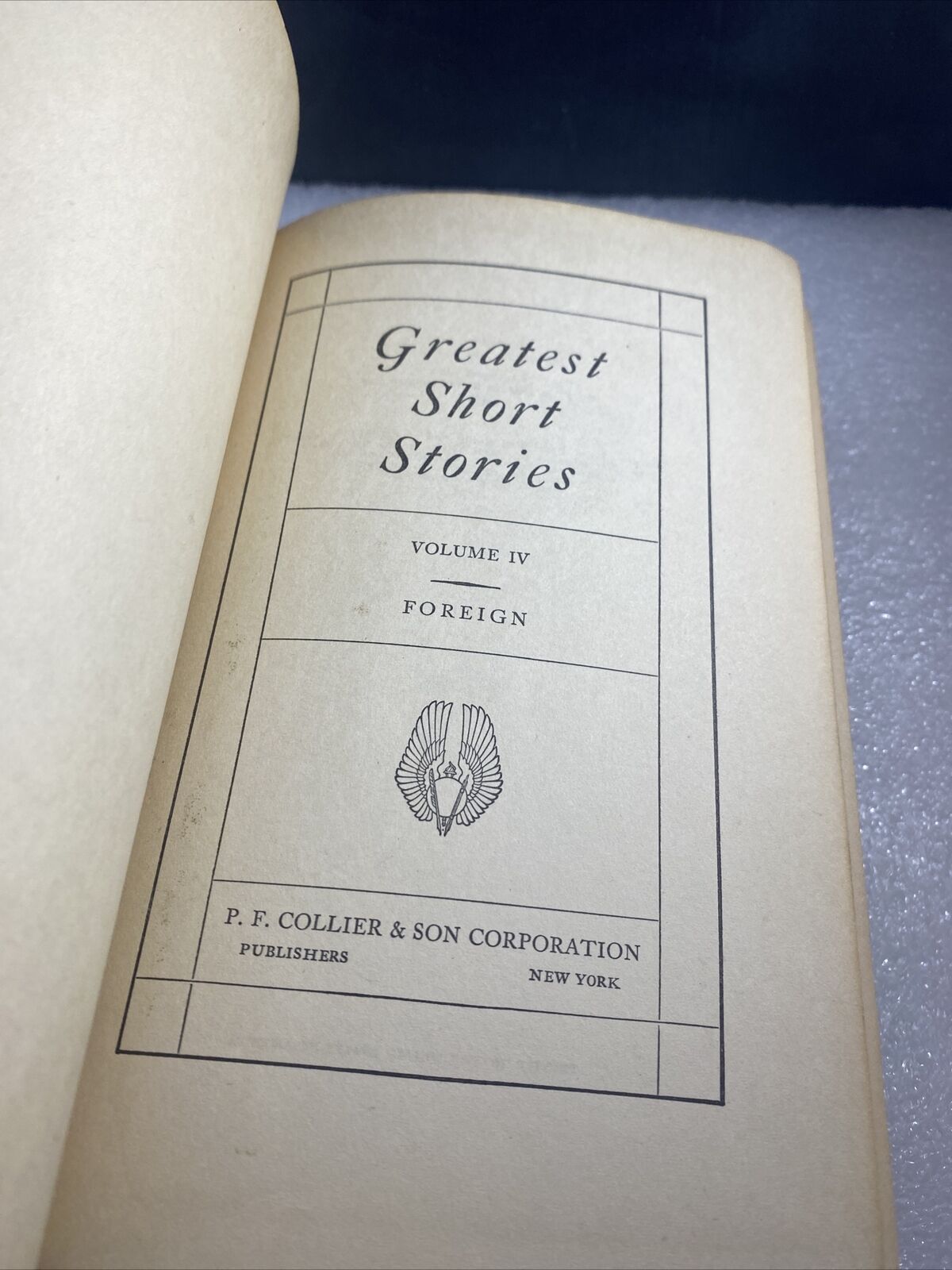 Greatest Short Stories Volume V 4 Collier Literature Vintage 40s