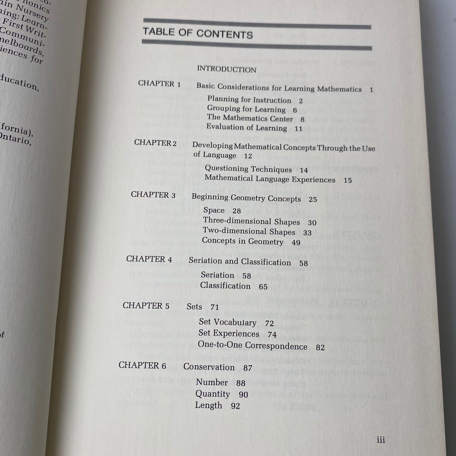 Vintage 70s Mathematical Experiences for Young Children Scott Garner 1978
