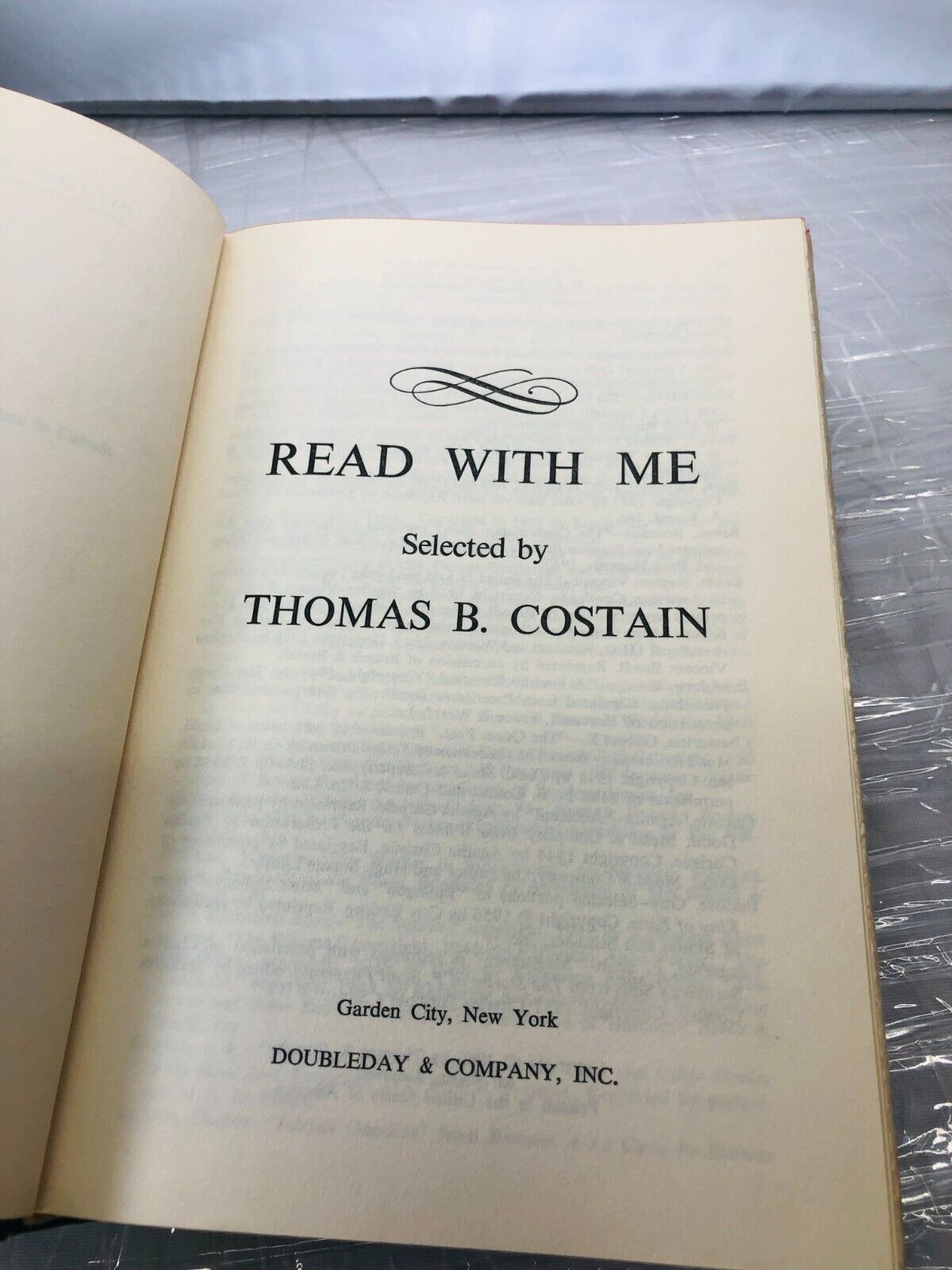 1960s hardcover book no DJ Read With Me (1965 HC) by Thomas B. Costain