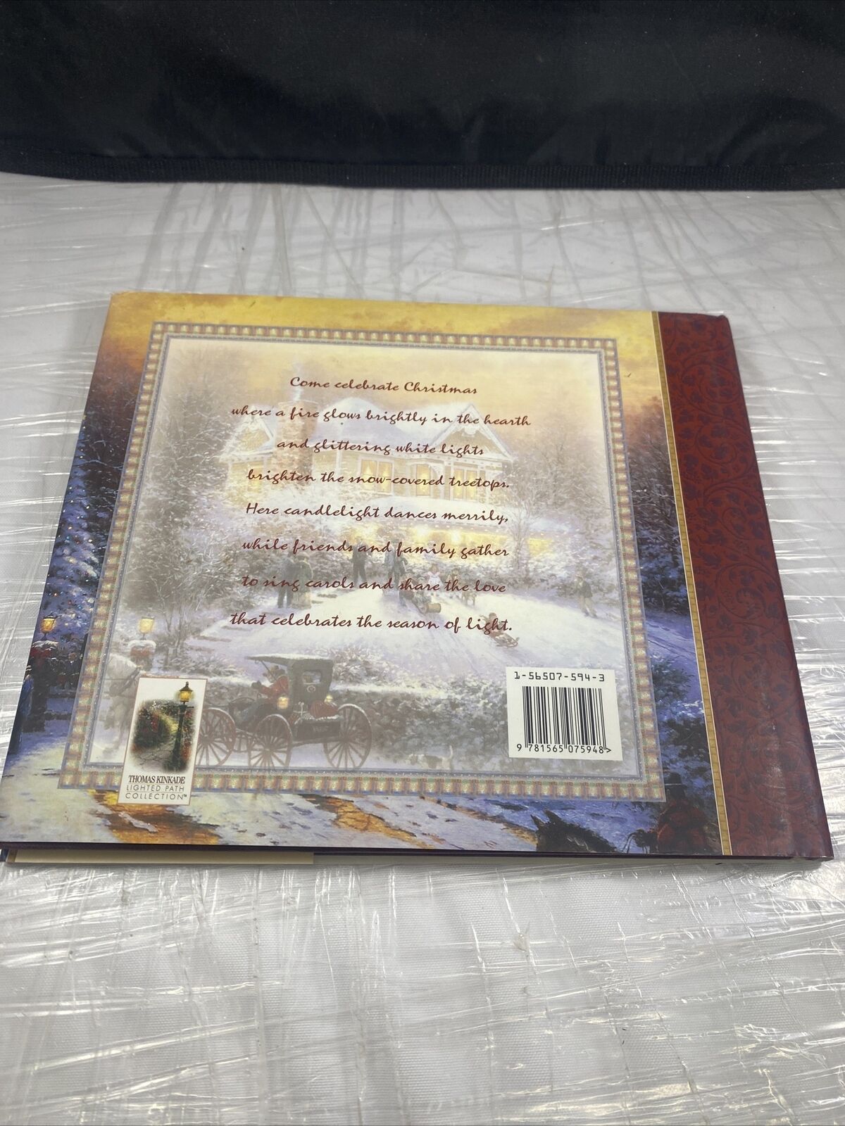 I'll Be Home for Christmas by Thomas Kinkade (1997 hardcover with DJ)