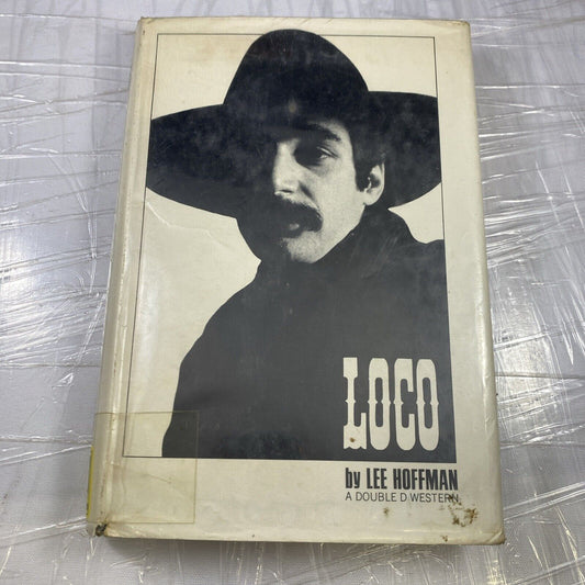 Loco Lee Hoffman 1969 First Edition EX Crawford County LibraryRare Western Novel