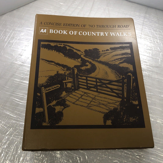 Concise Edition of No Through Road Book of Country Walks 1979 Binder