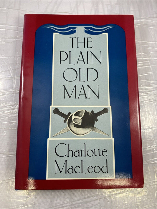 The Plain Old Man By Charlotte Macleod 1985 BCE 1st Printing Hardcover + DJ VG+