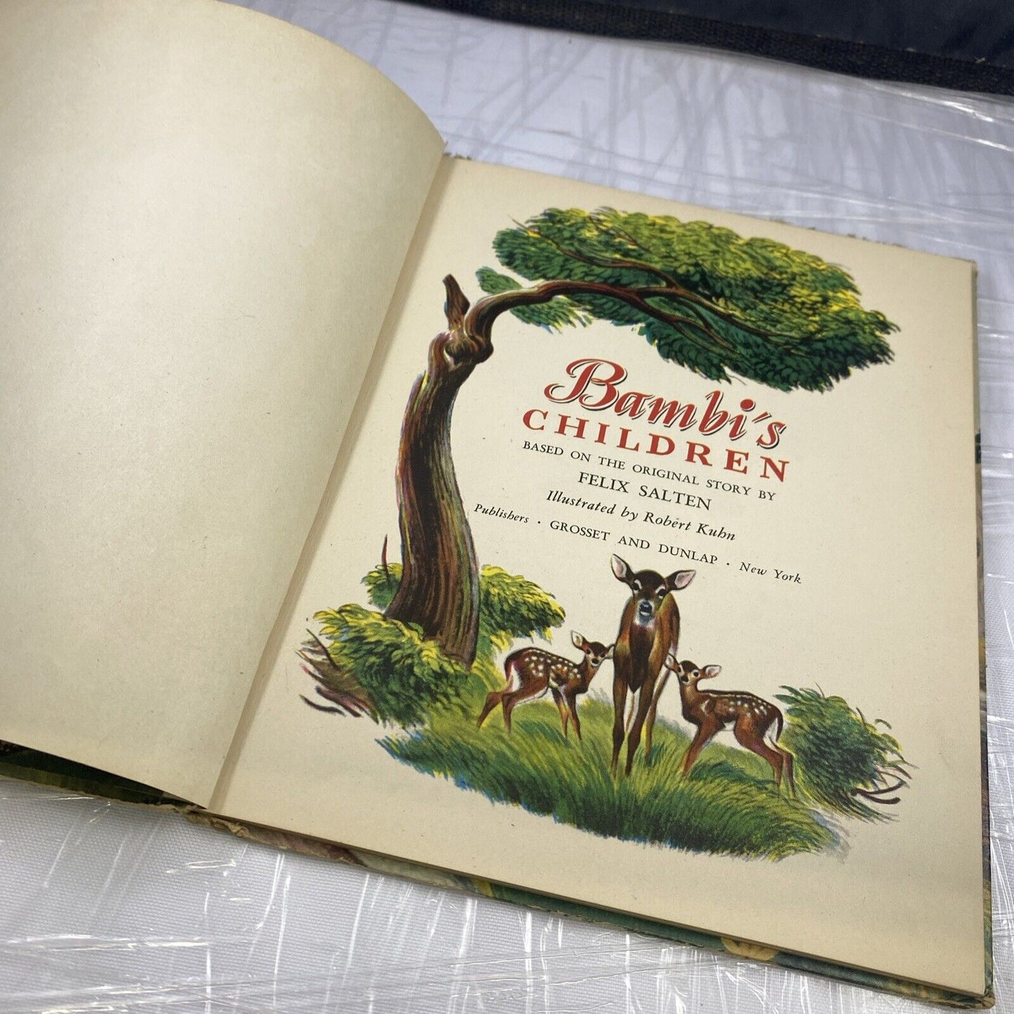 Vintage BAMBI'S CHILDREN Felix Salten BOOK 1948 Good Condition Rare Print