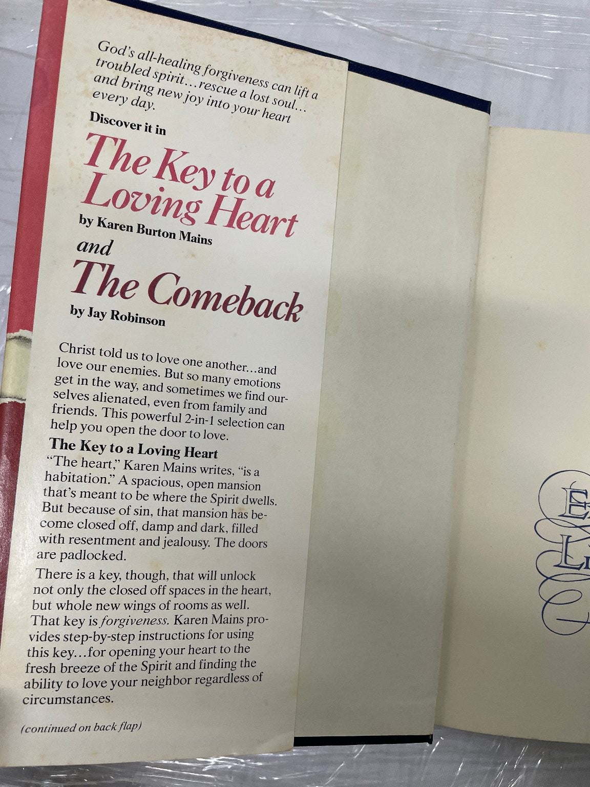 The Key to a Loving Heart Karen Burton Mains 1979 Illustrated Guidepost
