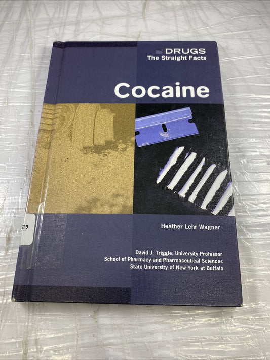 Cocaine Hardcover Heather Lehr Wagner Vintage Drug Education Ex Libris Book
