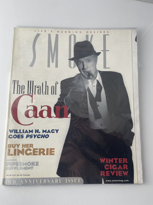 Vintage Smoke Magazine James Caan Winter 1998 Cigar Review 3rd Anniversary Issue