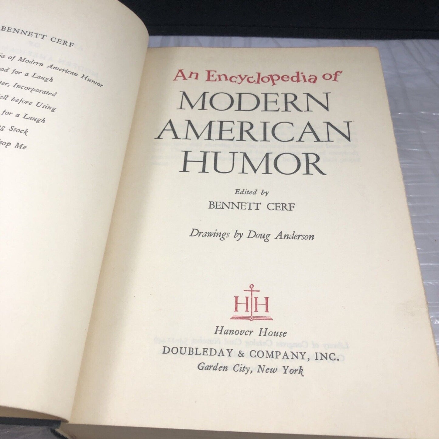 An Encyclopedia of Modern American Humor by Bennett Cerf (Vintage - 1954) Vintag