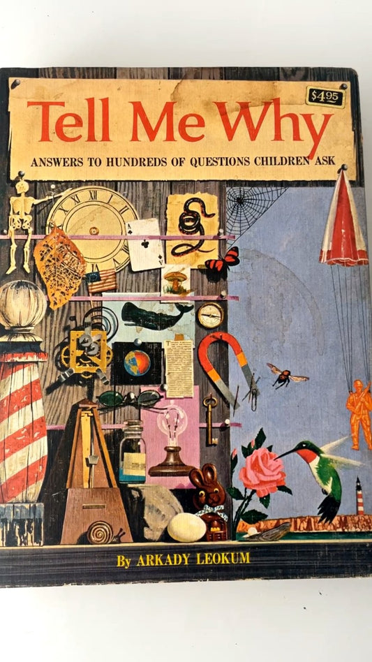 Tell Me Why by Arkady Leokum 1968 Edition Illustrated Science Answers