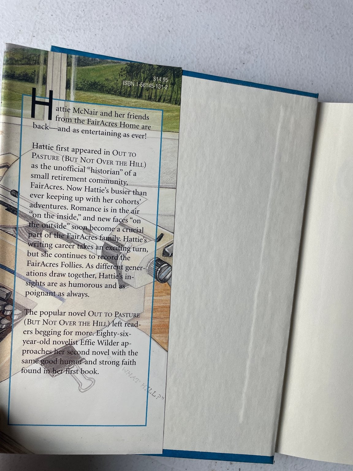 Over What Hill? Effie Leland Wilder 1996 First Edition Fiction Guideposts
