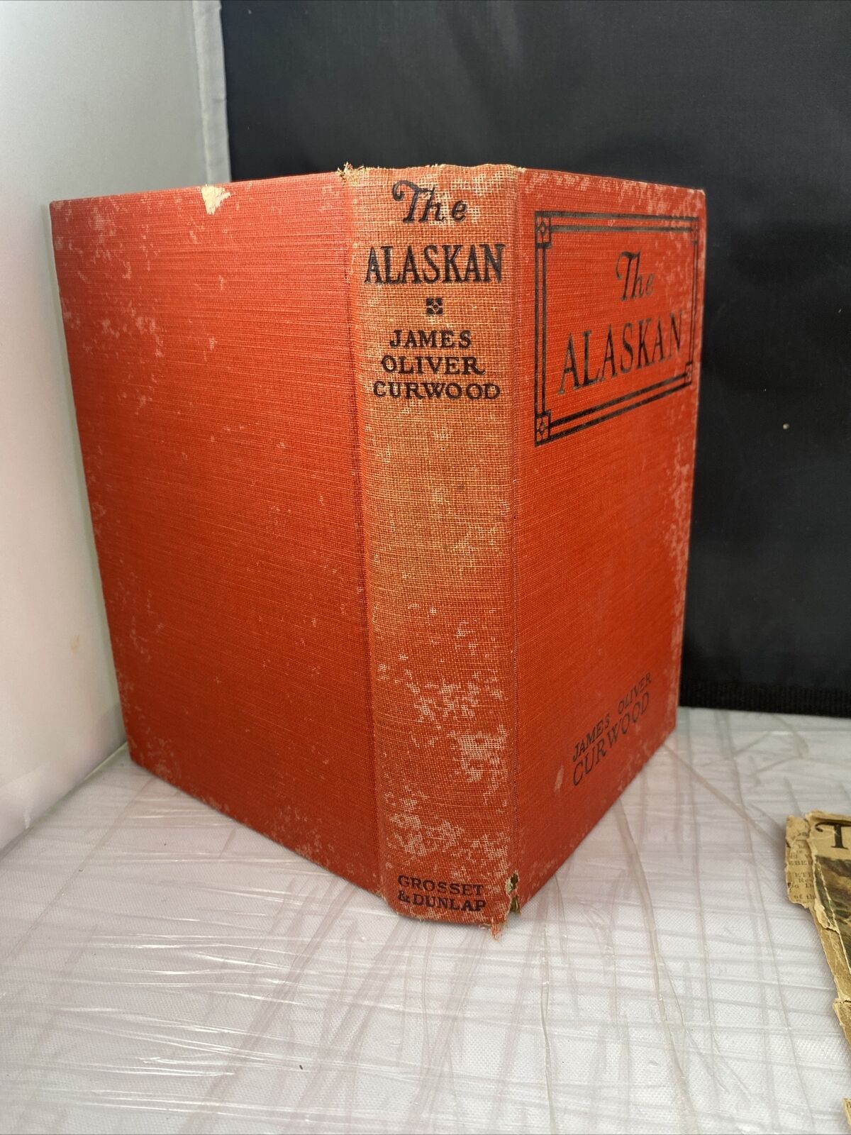 The Alaskan James Oliver Curwood  1923 Hardcover  Dust Jacket See Pics