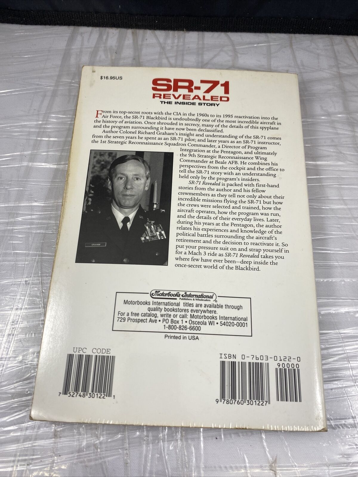 SR-71 REVEALED The Inside Story by Richard H. Graham USAF Pilot Aircraft History