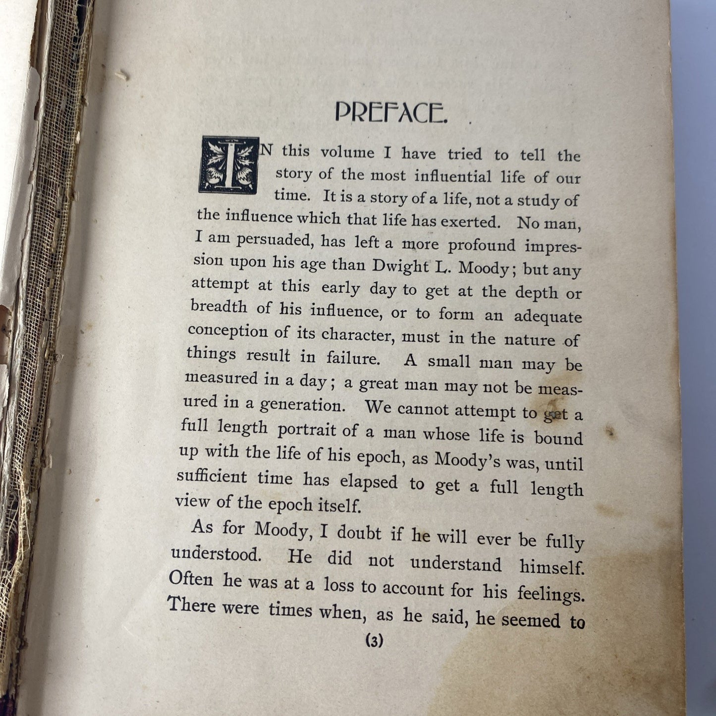 Dwight L Moody His Life His Work His Word Original 1900 First Edition Literature
